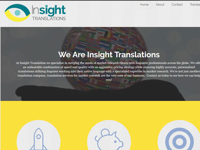Insight Translations website