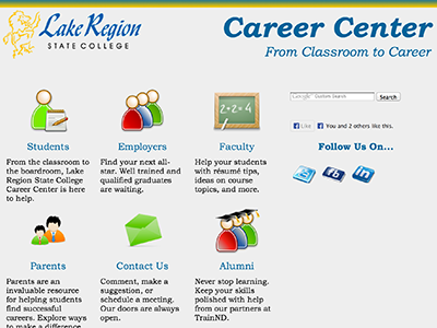 LRSC - Career Center website