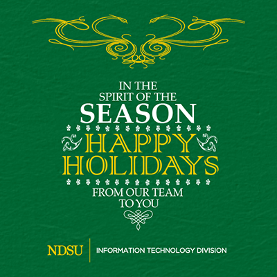 NDSU - ITS Holiday Card